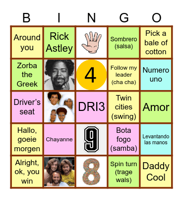 Paasfeestje Reflex Bingo Card