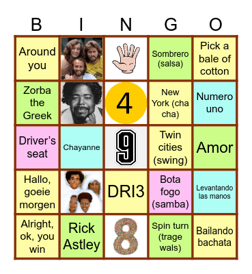 Paasfeestje Reflex Bingo Card