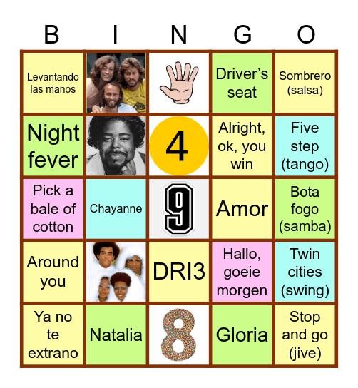 Paasfeestje Reflex Bingo Card
