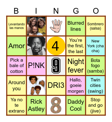 Paasfeestje Reflex Bingo Card