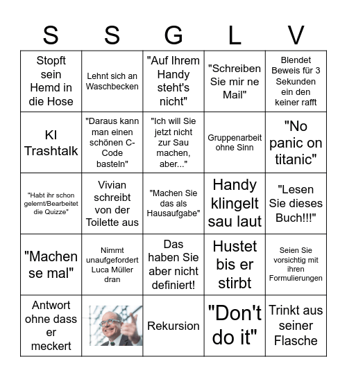 Informatik Bingo Card