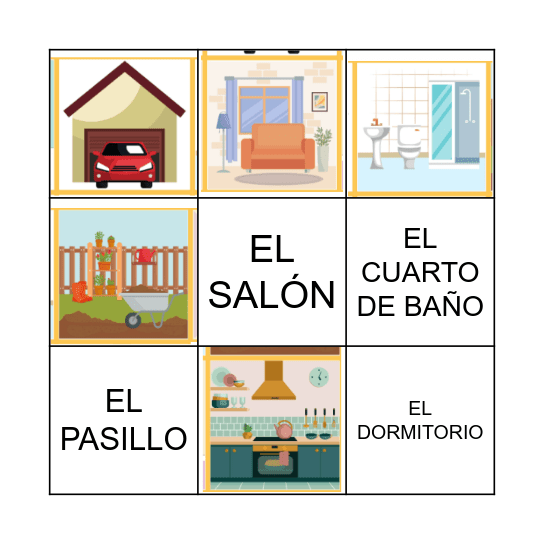 LA CASA Bingo Card