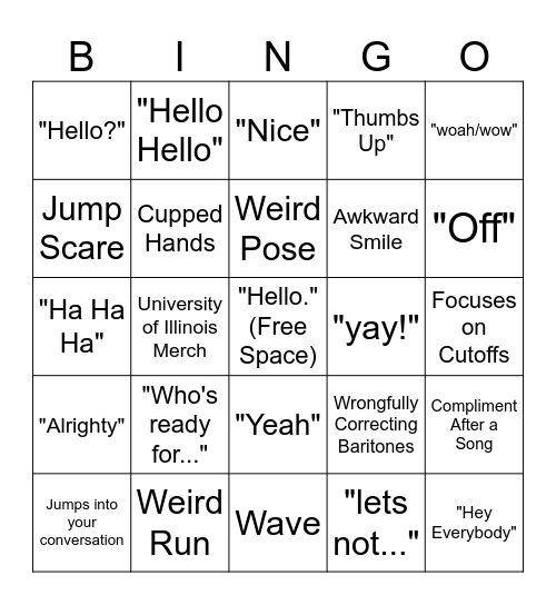 Hellingo Bingo Card