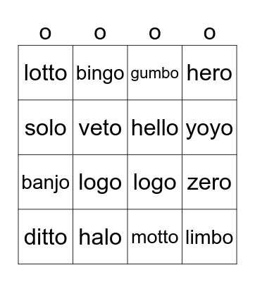 5.2 page 18 Bingo Card