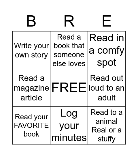 Week 1 Bingo Card