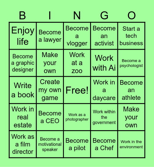 EmpowerHer Bingo Card