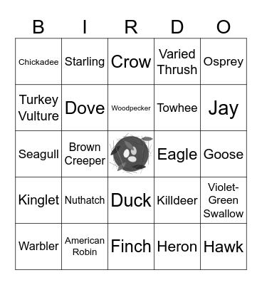 Public Works Wildlife Volume 2: Bingo Card