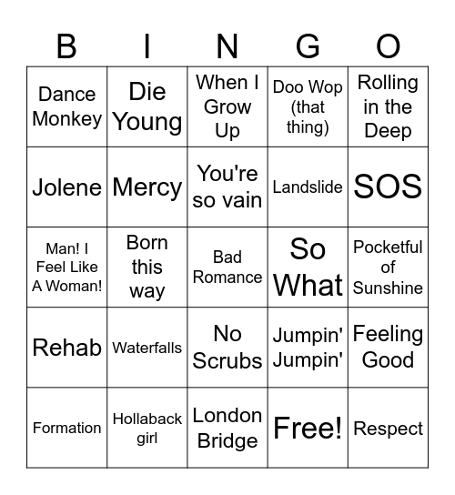 happy women's month ⭐ Bingo Card