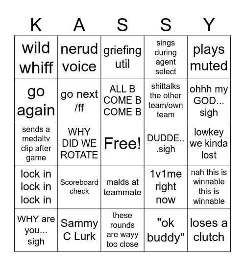 Bot Cheng Bingo Card