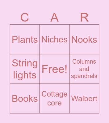 Caryn and Connie bingo card Bingo Card