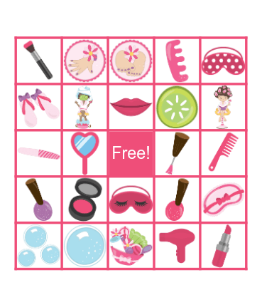 Spa Day!!! Bingo Card