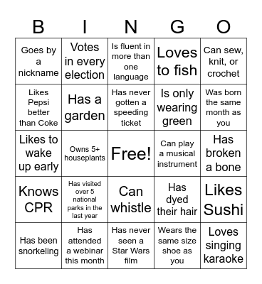 ATB4All Getting to Know You Bingo Card