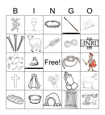 Easter Bingo Card