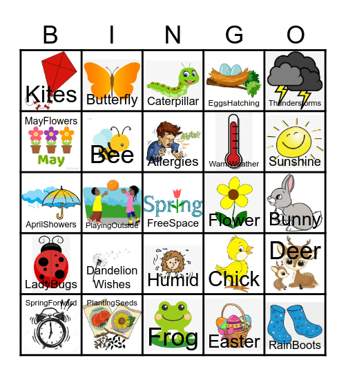 SPRING TIME! Bingo Card