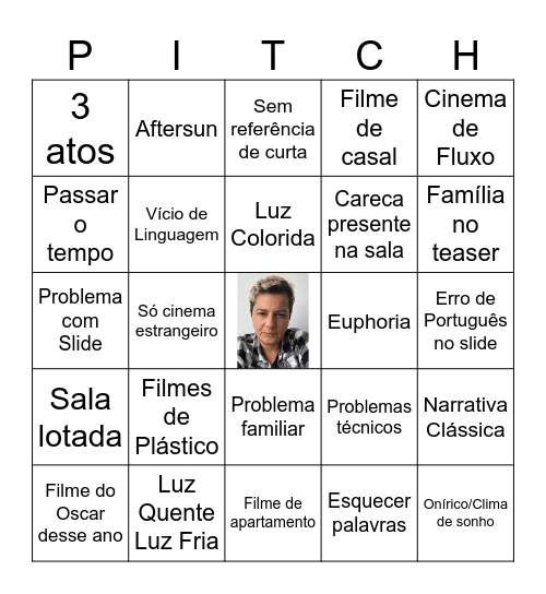 PITCH Bingo Card