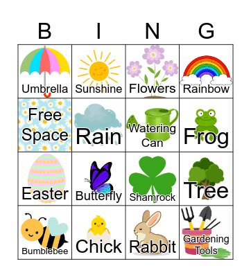 Spring Bing! Bingo Card