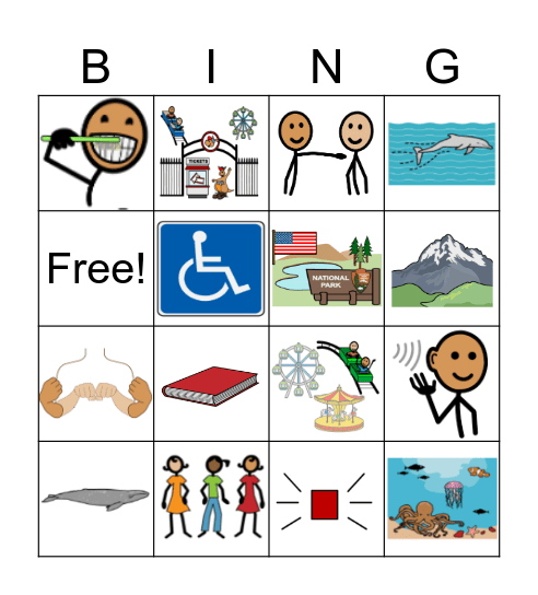 Words of the Week Bingo Card