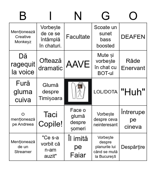 Alexei Related Bingo Card