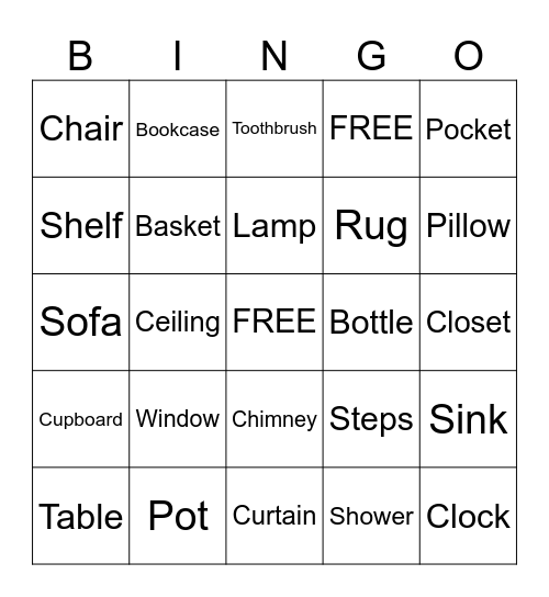 Dr. Seuss Vocabulary Bingo Card