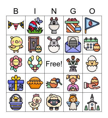 Easter Bingo Card