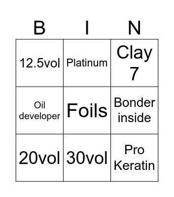Blonde Studio Bingo Card