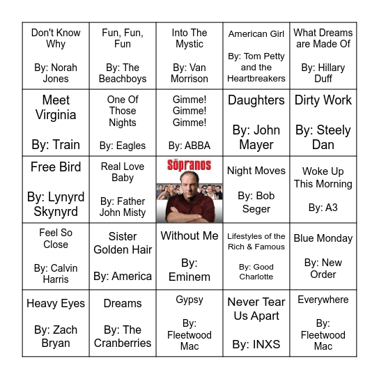 Shayna's Shower Bingo Card