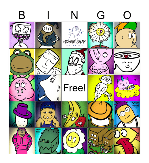Midnight Bingo Card
