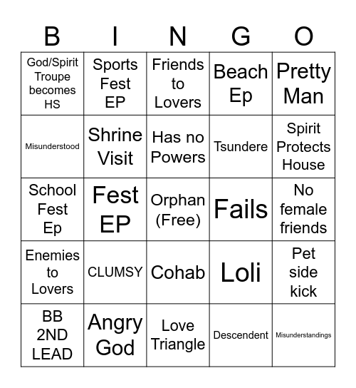 The Demon Prince of Momochi House Bingo Card