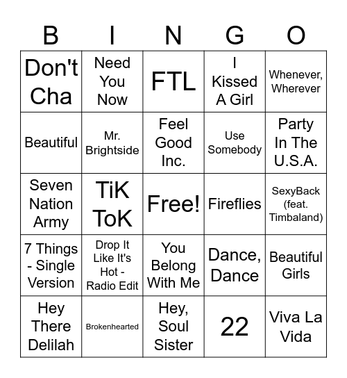 DJ 9.2.5. GRAND FINALE ROUND Bingo Card