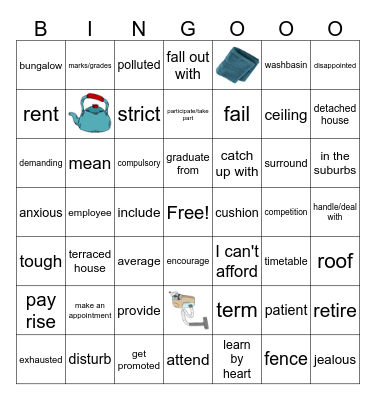REVISION Bingo Card