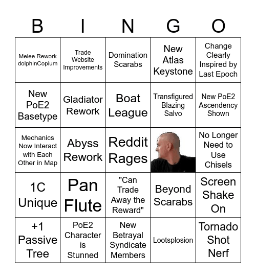 3.24 Reveal Stream Bingo Card