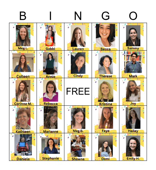 Happy Child Life & Creative Arts Therapy Month 2024 Bingo Card