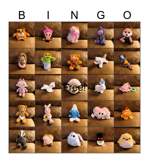 STUFFY BINGO Card