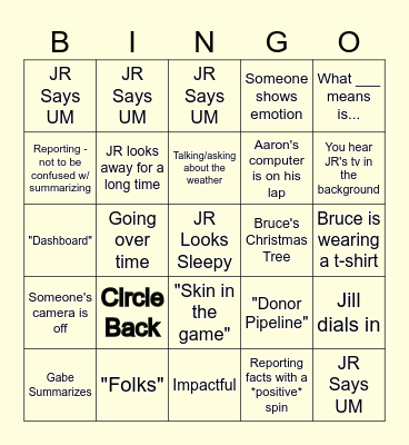 Lauren & Julie's Fabulous Bingo Board Bingo Card