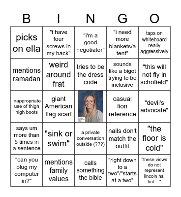 Cardarelliville Bingo Card