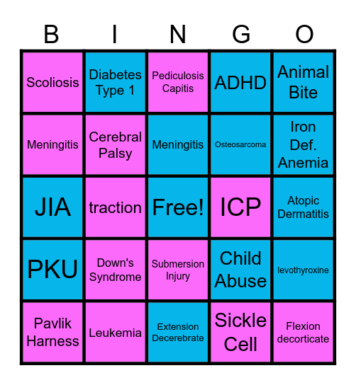 Enrichment Exam 4 BINGO Card