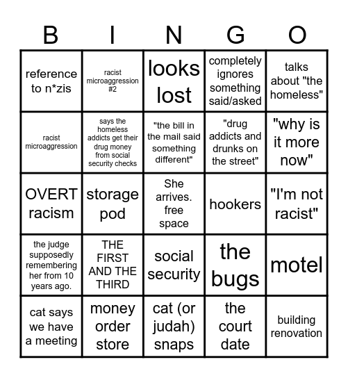 kay viar bingo Card