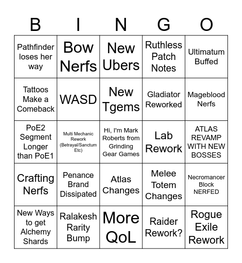 3.24 Necropolis Reveal Bingo Card