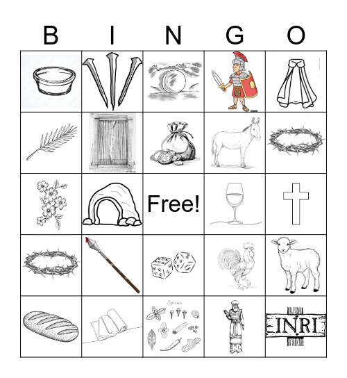 Easter Bingo Card