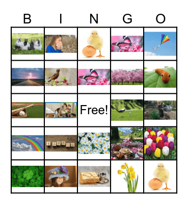 SPRING FLING Bingo Card