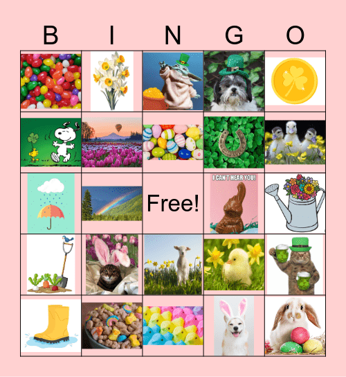 Spring Bingo Card