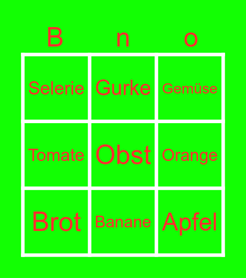 Bingo! Bingo Card