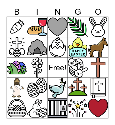 EASTER Bingo Card