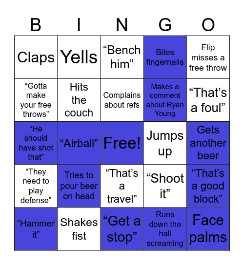 Hunter Bingo Card