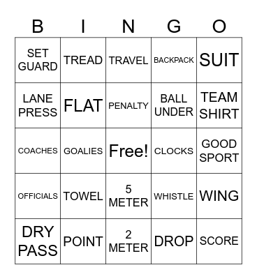 LADY SPARTANS Bingo Card
