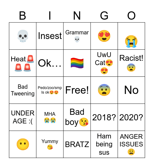 Gacha Bingo Card