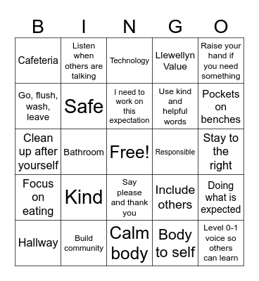 We Are Llewellyn Stars! Bingo Card