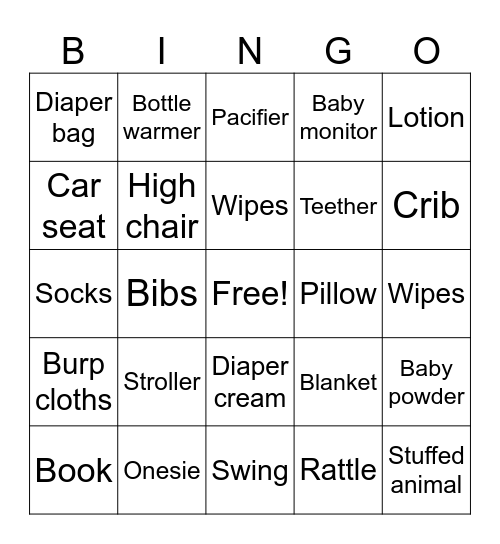 Monsters Inc Bingo Card