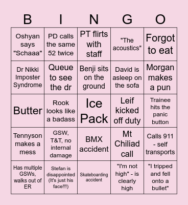 St Fiacre Bingo Card