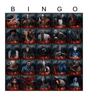 Killer Bingo Card